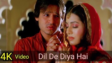 Dil De Diya Hai 4K Video Song | Masti | Aftab Shivdasani, Vivek , Lara Dutta, Anand Raj Anand HD