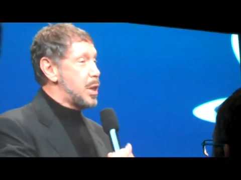 Sun's Scott McNealy and Oracle's Larry Ellison tal...