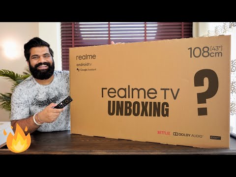 Realme TV 43inch Unboxing & First Look - Best Budget Smart TV???