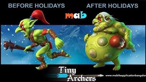 Tiny Archers - Gameplay Walkthrough Part 1 - Adam: Days 1-6 (iOS, Android)