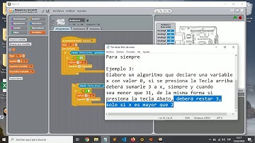 S4A Sensores de Movimiento - Teclas y Operaciones Parte 2 Scratch for Arduino 02