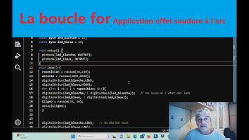 Arduino et modélisme en partant du début # 7 Boucle for partie 2