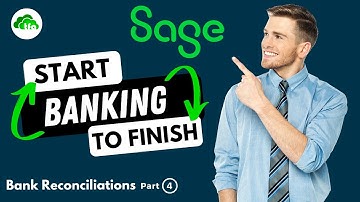 Bank processing and reconciliations on Sage Accounting start to finish