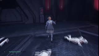 Slicing a defenceless droid - Star Wars Jedi: Fallen Order