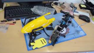 Unpackaging XFX Trex 450 V2 6CH RC Helicopter Super Combo