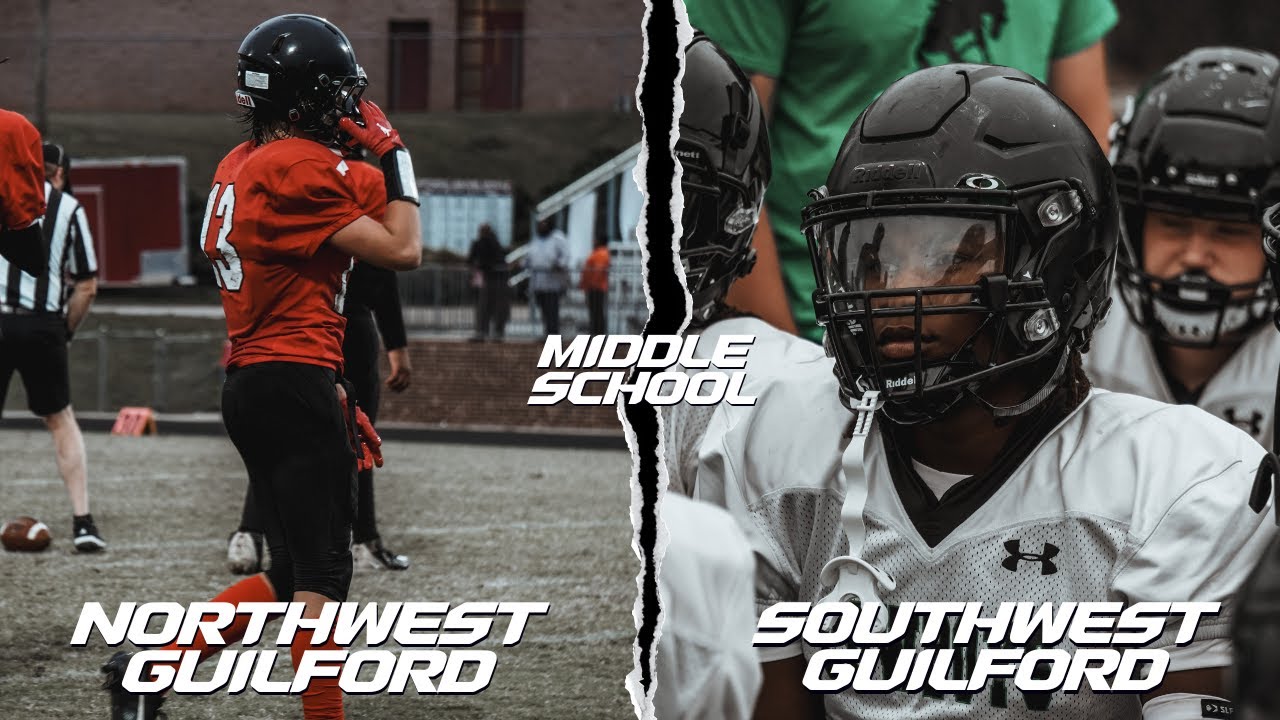 UNDEFEATED MIDDLE SCHOOL GAME SOUTHWEST GUILFORD VS NORTHWEST GUILFORD