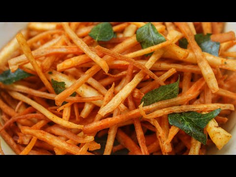 കപ്പ വറുത്തത് | Kappa Varuthathu | Kappa Fry | Tapioca Chips | Kolli Varuthathu | Snacks | Malayalam