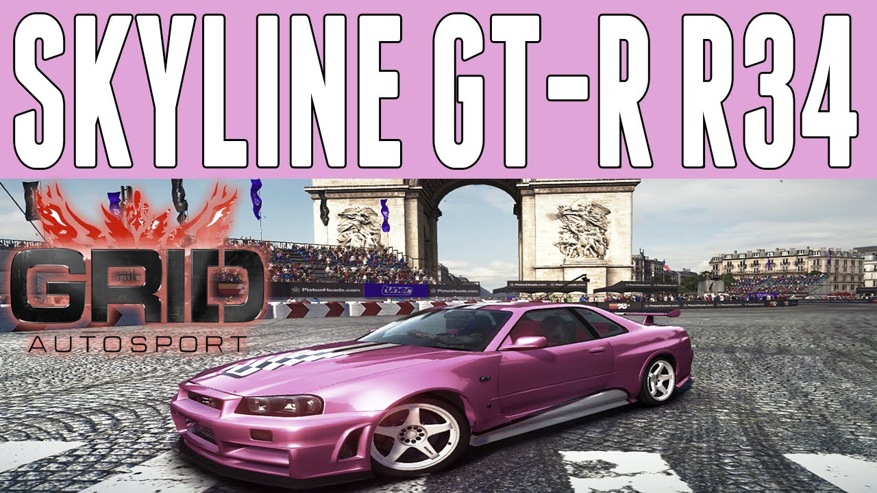 GRID Autosport | Nissan Skyline GT-R R34 Racing in Paris