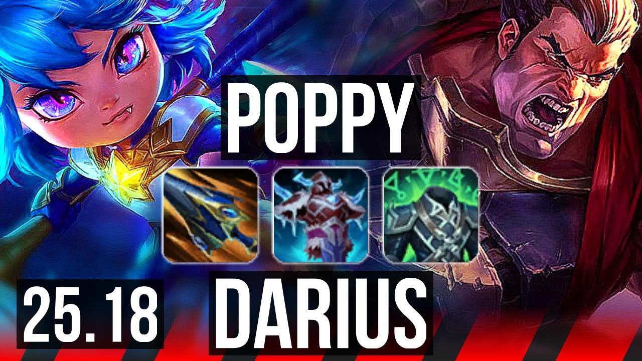 POPPY vs DARIUS (TOP) | 7/3/18 | EUW Master | 25.18