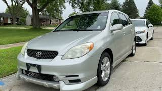 2003 Toyota Matrix XRS 6-speed start up and walk around. Very rare TRD air intake 2003 Toyota Matrix XRS 6-speed start up and walk around. Very rare TRD air intake