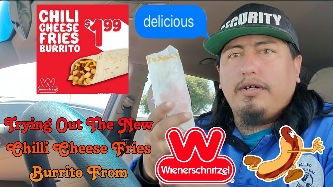 Trying Out The New Chilli Cheese Fries Burrito From Wienerschnitzel