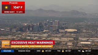 LIVE: Phoenix Arizona under excessive heat warning