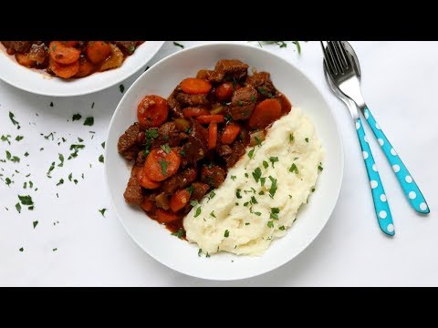 Slow Cooker Beef Casserole | Crockpot Recipe