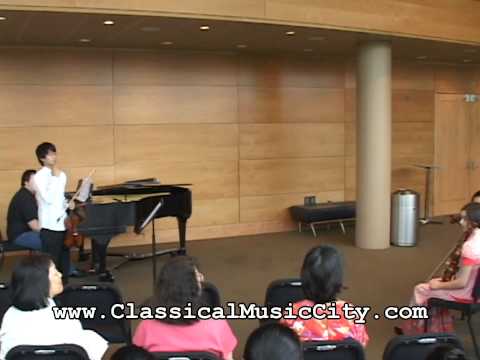 Soovin Kim, Violin Masterclass on Kreisler's Praeludium and Allegro