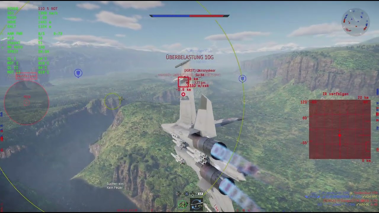 War Thunder_Su27 40sec. 4 Kills