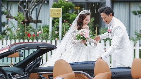 Bà xã doanh nhân của Quý Bình tặng chồng siêu xe và biệt thự vên biển trong tiệc báo hỷ ở Phú Quốc