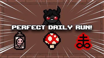 This was the PERFECT daily run! | Binding of Isaac