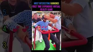 First time experience virtual reality game #reaction #vr #scary #funny #fun #scarecam #vrgame