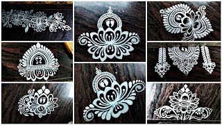 Top10 Step By Step Alpona Designs For Laxmi Puja Manabasa Gurubara Special Jhotichita New Alpona