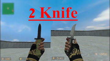 CSGO MOD FOR CSS | Broken Fang Gloves | 2 Knife #2
