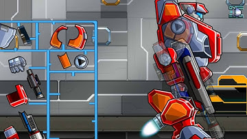 Dino corps-Chơi game lắp ghép Robot Warrior-Robot bảo vệ thành phố-Đánh bại mọi kẻ thù