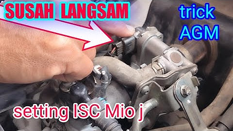 TROBEL ISC MIO DAN CARA MENGATASINYA (langsam mio tidak stabil )