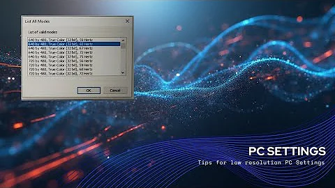 Arcooda Monitor PC Mode Settings Tutorial
