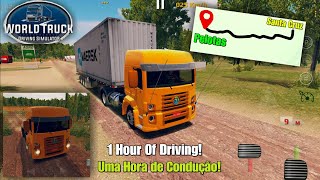 World Truck Driving Simulator - Driving Across The Map! (Santa Cruz to Pelotas) screenshot 2