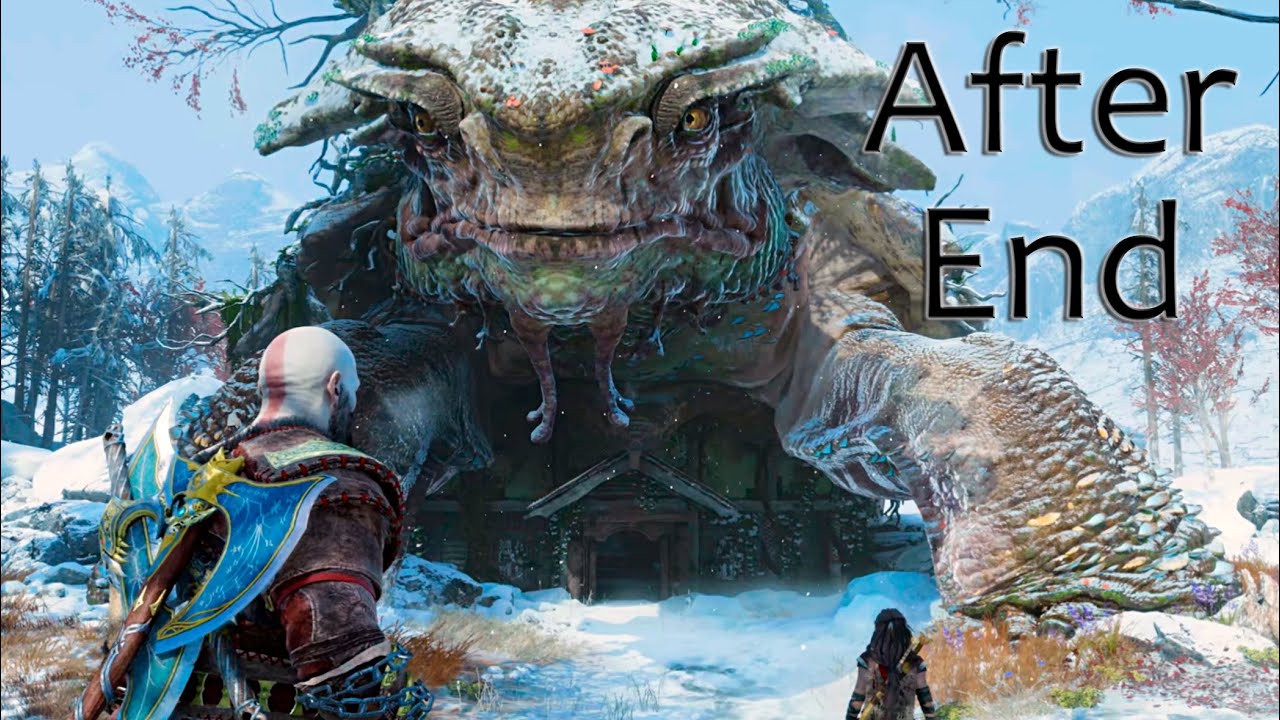 Kratos Goes To Freya's Home After The End God Of War Ragnarok Ending