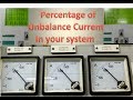 Find Unbalance current percentage present in system