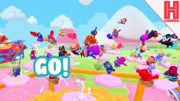 Winning 60 Player Hex-A-Gone final - Fall Guys Custom Lobby