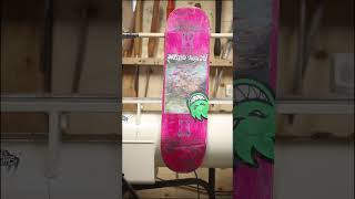 It’s winter in Calgary, time to start prepping this summer’s skateboards #recycledskateboards