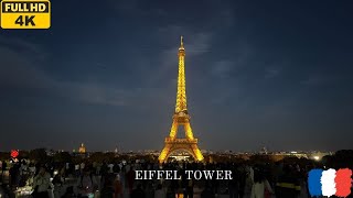 Eiffel Tower - Paris, France 🇫🇷 4K (sparkling & twinkling at night)