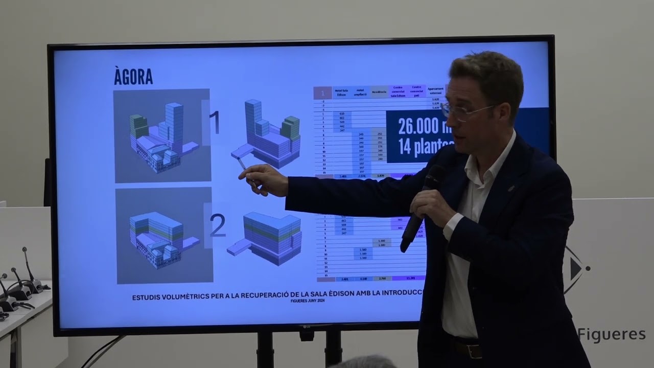 Jordi Masquef detalla tota l'evolució dels projectes de rehabilitació de la Sala Edison