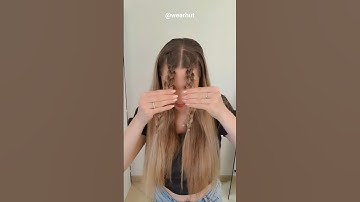 Cute Hair style Girls Simple and Easy😍: #shorts #hairstyle #hairstyles #hairstyletutorial