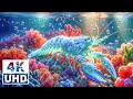 Aquarium 4K (UHD) Dolby Vision with Relaxing Oceanscapes - Beautiful Relaxing Coral Reef Fish