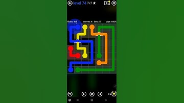 How To Solve Flow Free Bridges 7x7 Mania Pack Level 74 Board Walk Through Solution Walkthrough