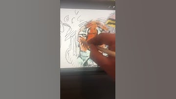 Reveal your painting using procreate! 🎨🖌 (#shorts) #painting #procreate #reveal #digitalart