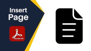 How to insert page into an existing PDF document using Adobe Acrobat Pro DC