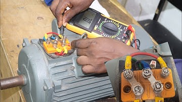 TESTING SINGLE PHASE MOTOR USING A MULTIMETER