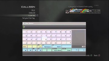 Mw3 ClanTag Glitch Ps3
