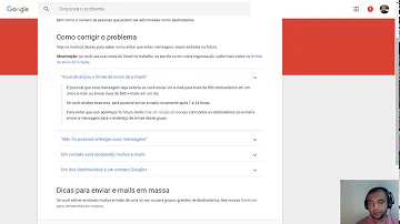 Quantos e-mails eu posso enviar por dia?