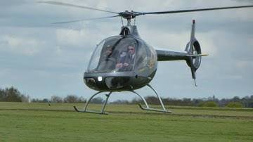 My first solo in a helicopter, a Cabri G2.