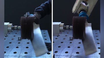 Propeller polishing with Mimic - part in hand