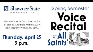SSU Spring Semester Voice Recital 2024