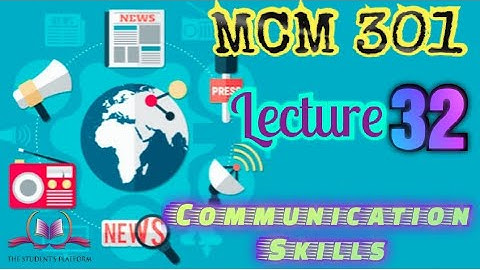 MCM 301 Lecture 32 Short VU Lectures