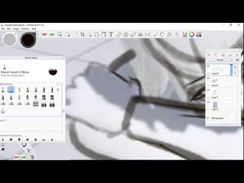 drawing with new huion tablet - YouTube