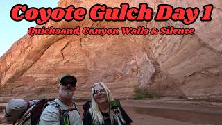 Quicksand, Canyon Walls & Silence — Backpacking Coyote Gulch Day 1 #adventure #hiking #camping