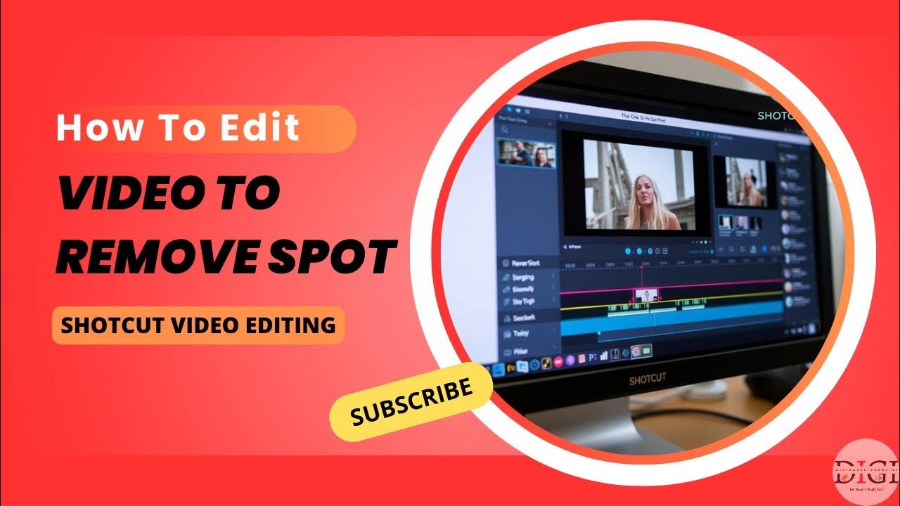 How to Edit Video and Remove a Spot Shotcut YouTube