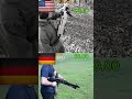 Americal Browning M1919 vs Bad Germany Hitler's Buzzsaw MG42 #shorts